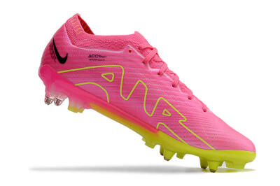 Men's Nike Air Zoom Mercurial Vapor 15 Elite SG Soft Ground Low-Tops Football Boots - Pink/Green/Black