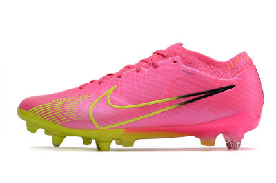Men's Nike Air Zoom Mercurial Vapor 15 Elite SG Soft Ground Low-Tops Football Boots - Pink/Green/Black