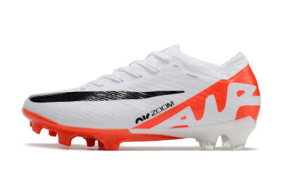 Men's Nike Air Zoom Mercurial Vapor 15 Elite FG Firm Ground Low-Tops Football Boots - White/Black/Red