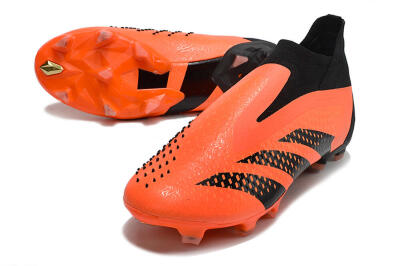 Men's Adidas Predator Accuracy+ FG Firm Ground High-Tops Football Boots - Orange/Black