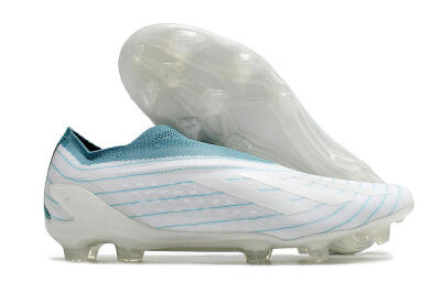 Men's adidas X Speedportal+ Parley FG Firm Ground Low-Tops Football Boots - White/Blue