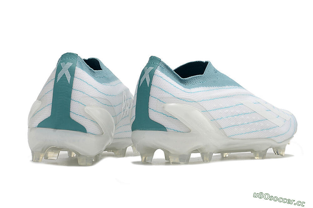 Men's adidas X Speedportal+ Parley FG Firm Ground Low-Tops Football Boots - White/Blue 6