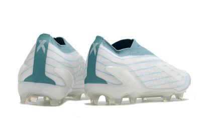 Men's adidas X Speedportal+ Parley FG Firm Ground Low-Tops Football Boots - White/Blue
