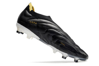 Men's Adidas Copa Pure+ FG Firm Ground Low-Tops Football Boots - Black/White