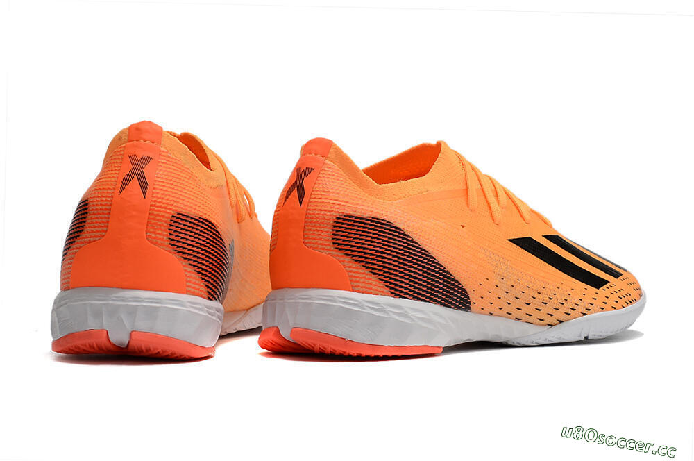 Men's Adidas X Speedportal.1 IC Indoor & Futsal Low-Tops Football Shoes - Orange/Black 6