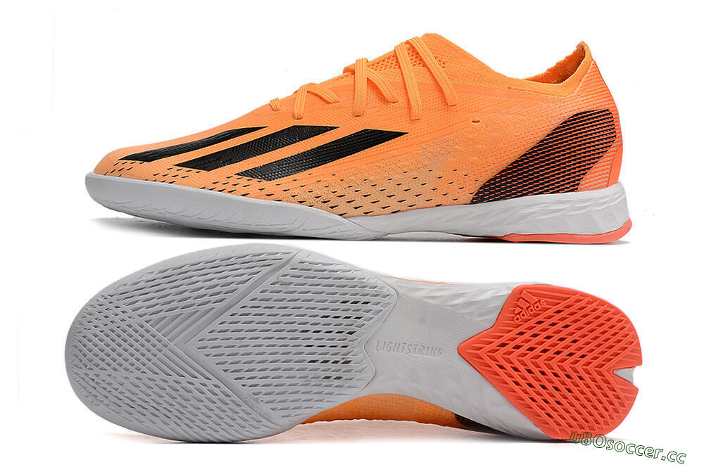 Men's Adidas X Speedportal.1 IC Indoor & Futsal Low-Tops Football Shoes - Orange/Black 1