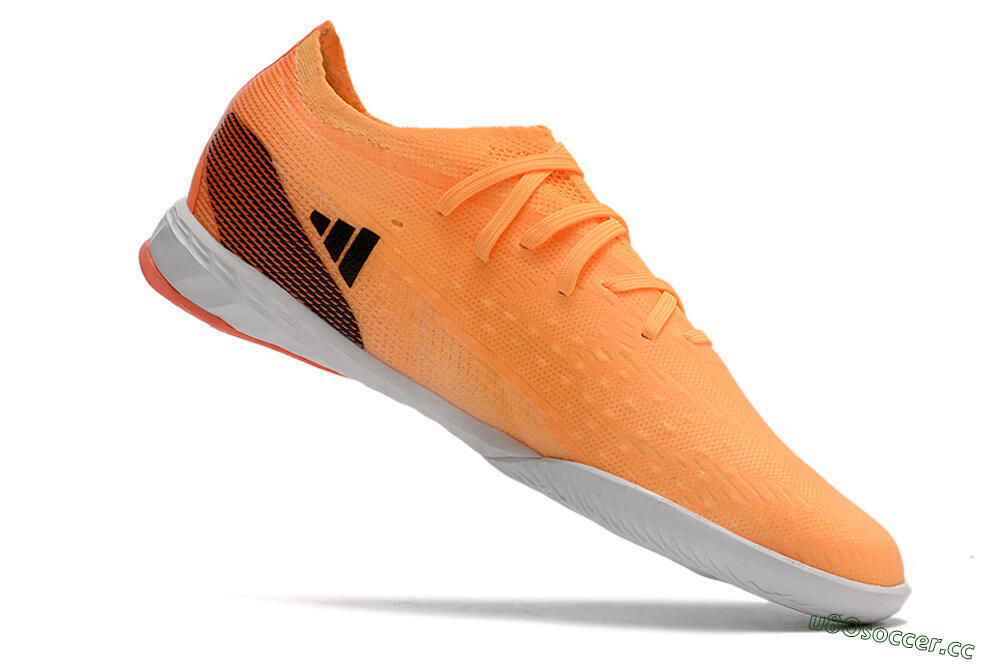 Men's Adidas X Speedportal.1 IC Indoor & Futsal Low-Tops Football Shoes - Orange/Black 4