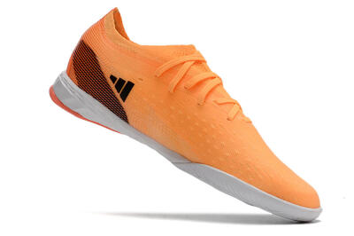 Men's Adidas X Speedportal.1 IC Indoor & Futsal Low-Tops Football Shoes - Orange/Black