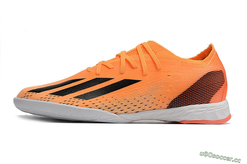 Men's Adidas X Speedportal.1 IC Indoor & Futsal Low-Tops Football Shoes - Orange/Black 0