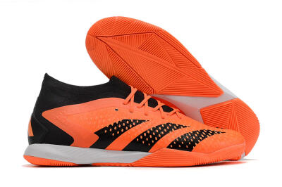Men's Adidas Predator Accuracy.1 IC Indoor & Futsal Low-Tops Football Shoes - Orange/Black