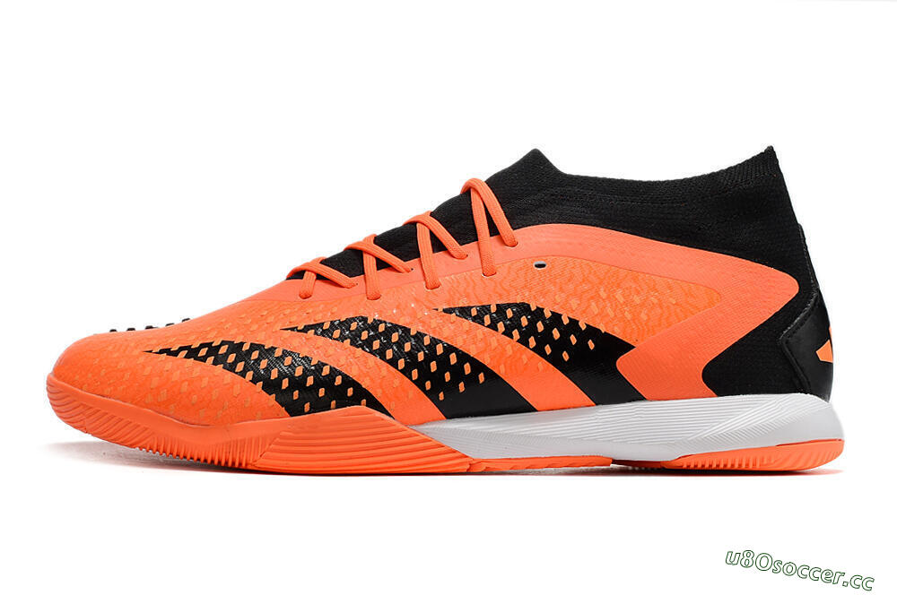 Men's Adidas Predator Accuracy.1 IC Indoor & Futsal Low-Tops Football Shoes - Orange/Black 0
