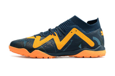 Men's Puma Future Match TT TF Artificial Turf Low-Tops Football Shoes - Blue/Yellow
