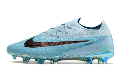Men's Nike Phantom GX Elite FG Firm Ground Low-Tops Football Boots - Blue/Brown