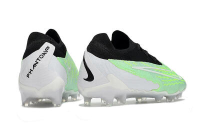 Men's Nike Phantom GX Elite FG Firm Ground Low-Tops Football Boots - White/Green/Black