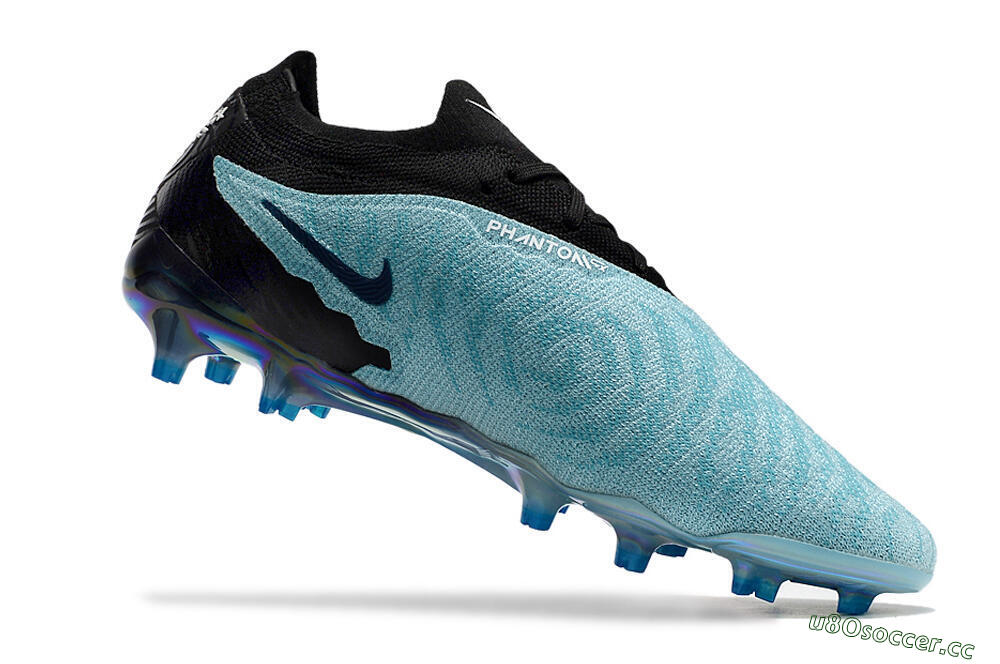 Men's Nike Phantom GX Elite FG Firm Ground Low-Tops Football Boots - Blue/Black 4
