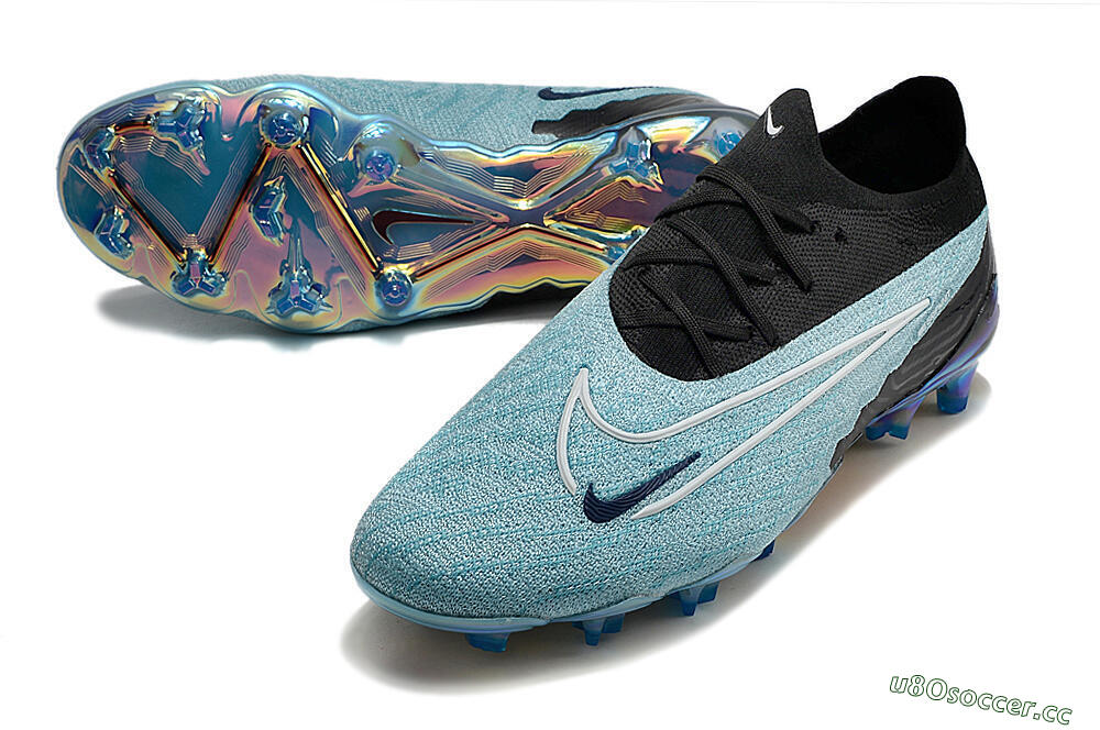 Men's Nike Phantom GX Elite FG Firm Ground Low-Tops Football Boots - Blue/Black 3