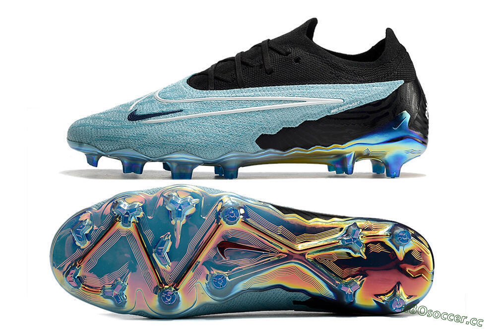 Men's Nike Phantom GX Elite FG Firm Ground Low-Tops Football Boots - Blue/Black 1