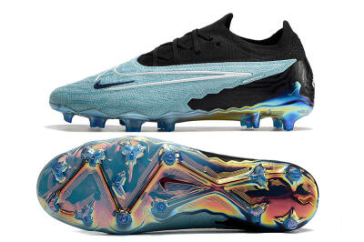 Men's Nike Phantom GX Elite FG Firm Ground Low-Tops Football Boots - Blue/Black