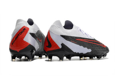 Men's Nike Phantom GX Elite FG Firm Ground Low-Tops Football Boots - Black/White/Red