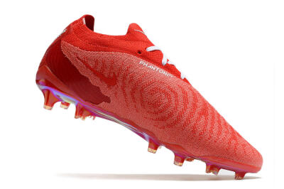 Men's Nike Phantom GX Elite FG Firm Ground Low-Tops Football Boots - Red/White