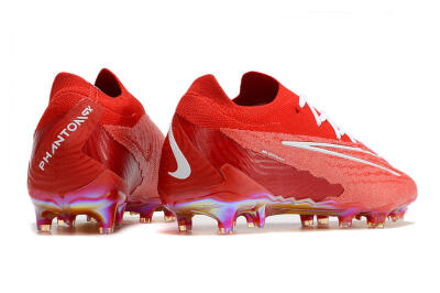 Men's Nike Phantom GX Elite FG Firm Ground Low-Tops Football Boots - Red/White