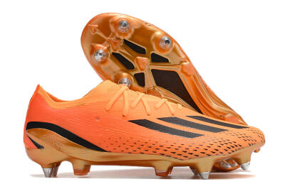 Men's Adidas X Speedportal.1 SG Soft Ground Low-Tops Football Boots - Orange/Black