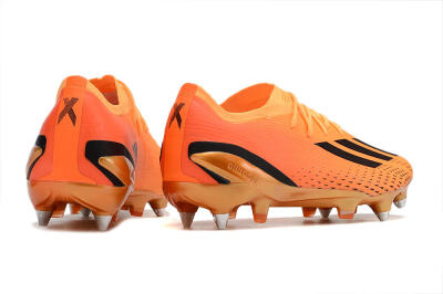 Men's Adidas X Speedportal.1 SG Soft Ground Low-Tops Football Boots - Orange/Black
