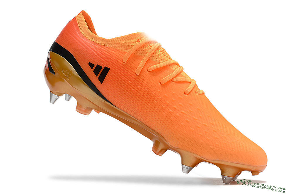 Men's Adidas X Speedportal.1 SG Soft Ground Low-Tops Football Boots - Orange/Black 5