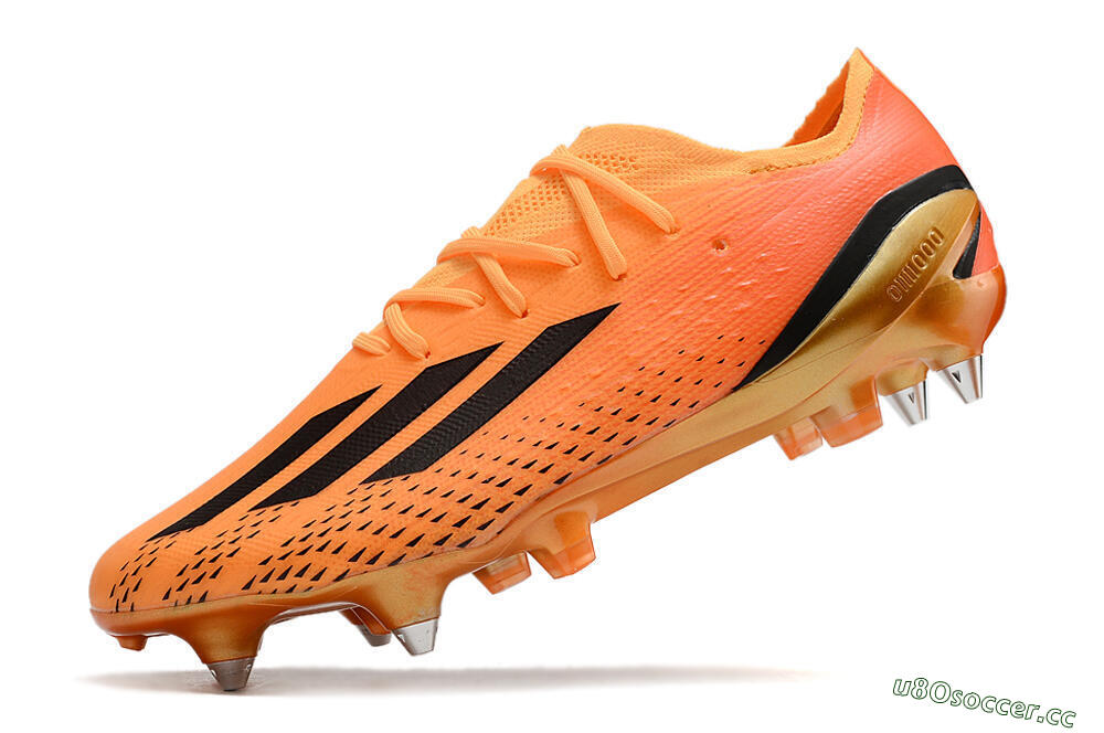 Men's Adidas X Speedportal.1 SG Soft Ground Low-Tops Football Boots - Orange/Black 6