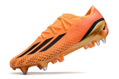 Men's Adidas X Speedportal.1 SG Soft Ground Low-Tops Football Boots - Orange/Black
