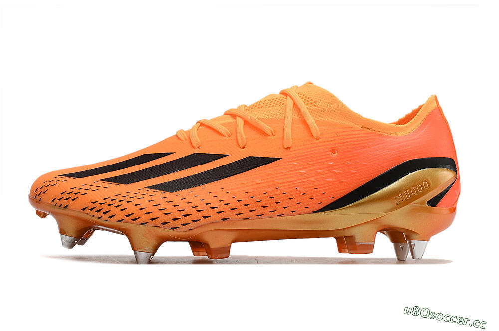 Men's Adidas X Speedportal.1 SG Soft Ground Low-Tops Football Boots - Orange/Black 0