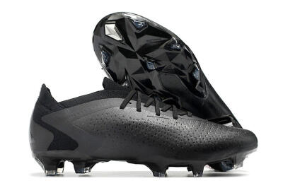 Men's Adidas Predator Accuracy.1 Low FG Firm Ground Low-Tops Football Boots - Black/Black