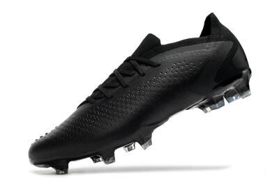 Men's Adidas Predator Accuracy.1 Low FG Firm Ground Low-Tops Football Boots - Black/Black