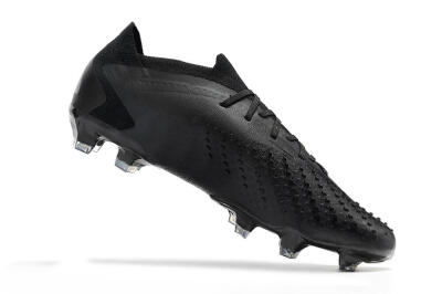 Men's Adidas Predator Accuracy.1 Low FG Firm Ground Low-Tops Football Boots - Black/Black