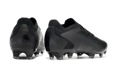 Men's Adidas Predator Accuracy.1 Low FG Firm Ground Low-Tops Football Boots - Black/Black