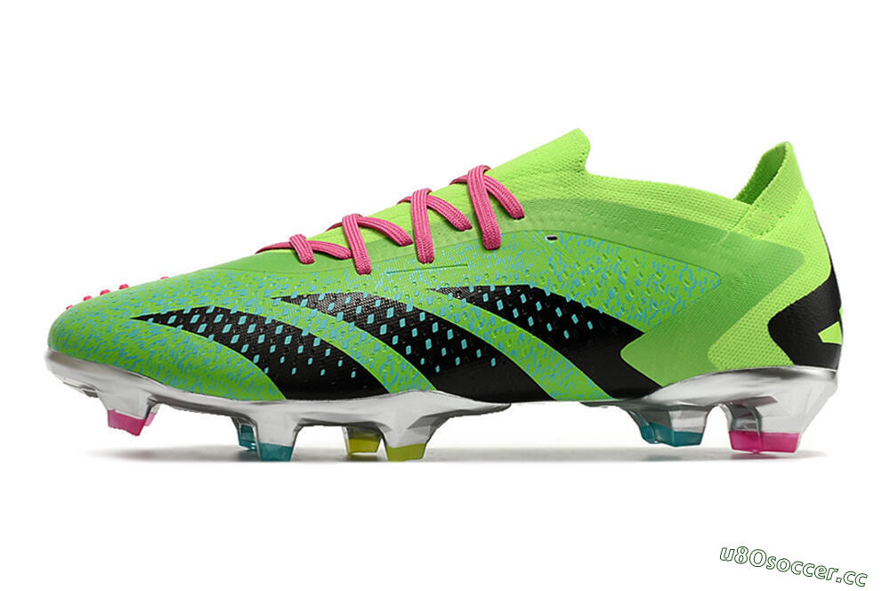 Men's Adidas Predator Accuracy.1 Low FG Firm Ground Low-Tops Football Boots - Green/Blue/Black 0