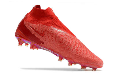 Men's Nike Phantom GX Elite DF Link FG Firm Ground High-Tops Football Boots - Red/White