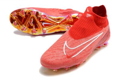 Men's Nike Phantom GX Elite DF Link FG Firm Ground High-Tops Football Boots - Red/White