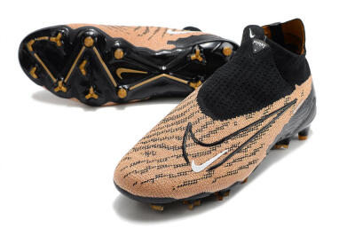 Men's Nike Phantom GX Elite DF Link FG Firm Ground High-Tops Football Boots - Black/Pink