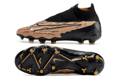 Men's Nike Phantom GX Elite DF Link FG Firm Ground High-Tops Football Boots - Black/Pink