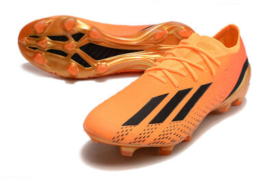 Men's Adidas X Speedportal.1 FG Firm Ground Low-Tops Football Boots - Orange/Black