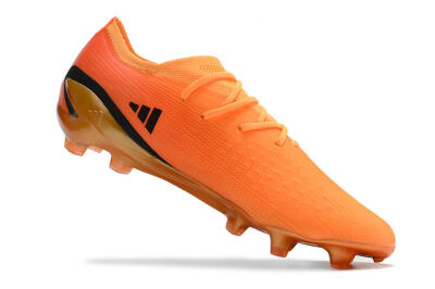Men's Adidas X Speedportal.1 FG Firm Ground Low-Tops Football Boots - Orange/Black