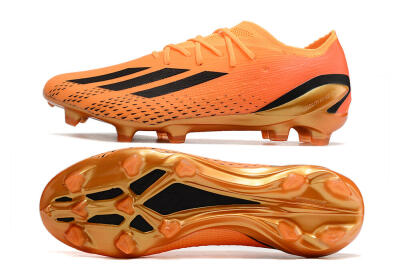 Men's Adidas X Speedportal.1 FG Firm Ground Low-Tops Football Boots - Orange/Black