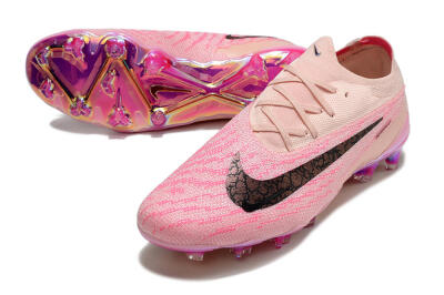 Men's Nike Phantom GX Elite FG Firm Ground Low-Tops Football Boots - Pink/Black