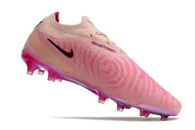 Men's Nike Phantom GX Elite FG Firm Ground Low-Tops Football Boots - Pink/Black