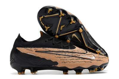 Men's Nike Phantom GX Elite FG Firm Ground Low-Tops Football Boots - Brown/Black