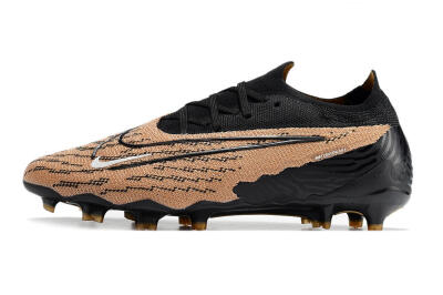 Men's Nike Phantom GX Elite FG Firm Ground Low-Tops Football Boots - Brown/Black
