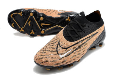 Men's Nike Phantom GX Elite FG Firm Ground Low-Tops Football Boots - Brown/Black