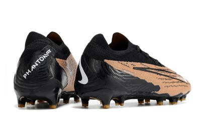 Men's Nike Phantom GX Elite FG Firm Ground Low-Tops Football Boots - Brown/Black