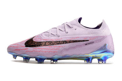 Men's Nike Phantom GX Elite FG Firm Ground Low-Tops Football Boots - Purple/Pink/Black